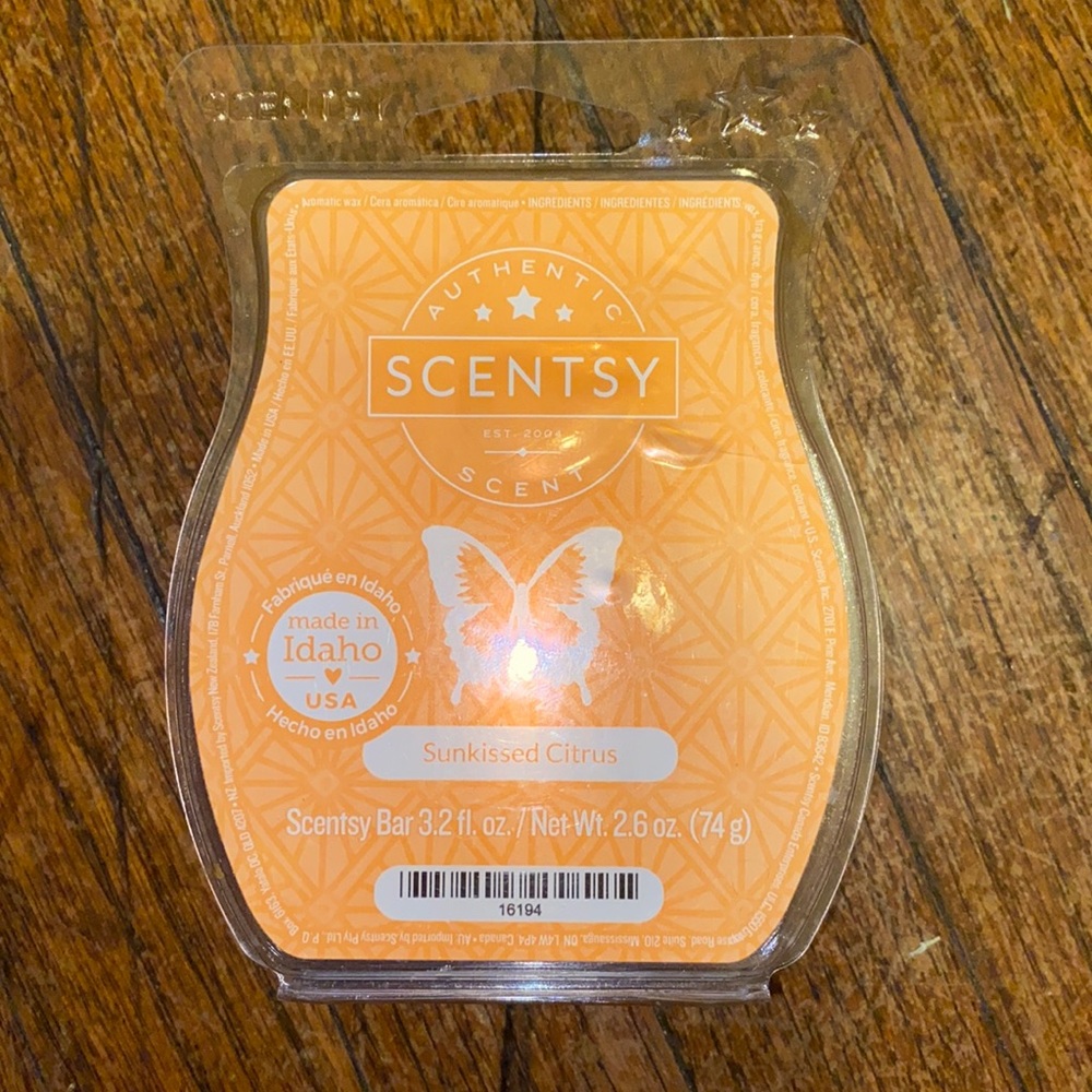 Sunkist citrus Scentsy bar